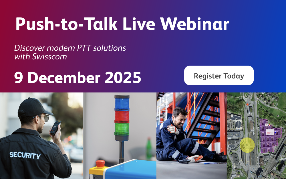 TASSTA and Swisscom webinar