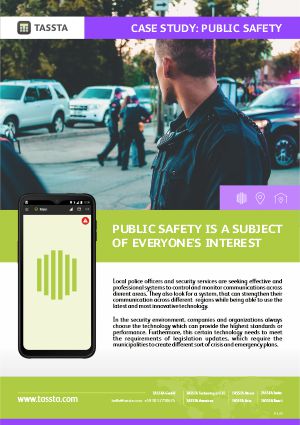 MCX case study for public safety